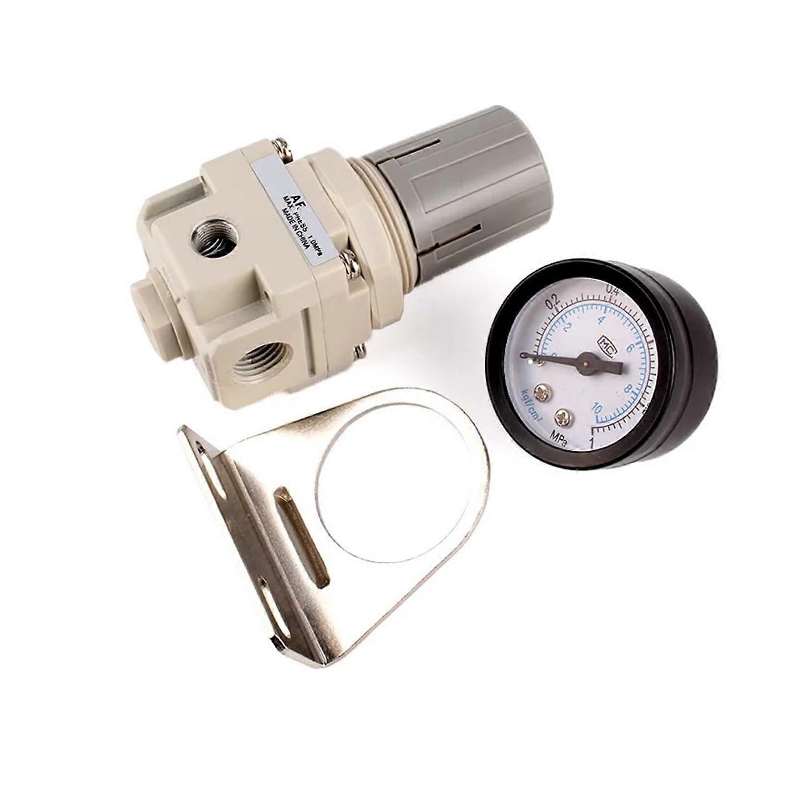AR200002 Pneumatic Air Pressure Regulator with 10mm Connector for Precise Compressor Control