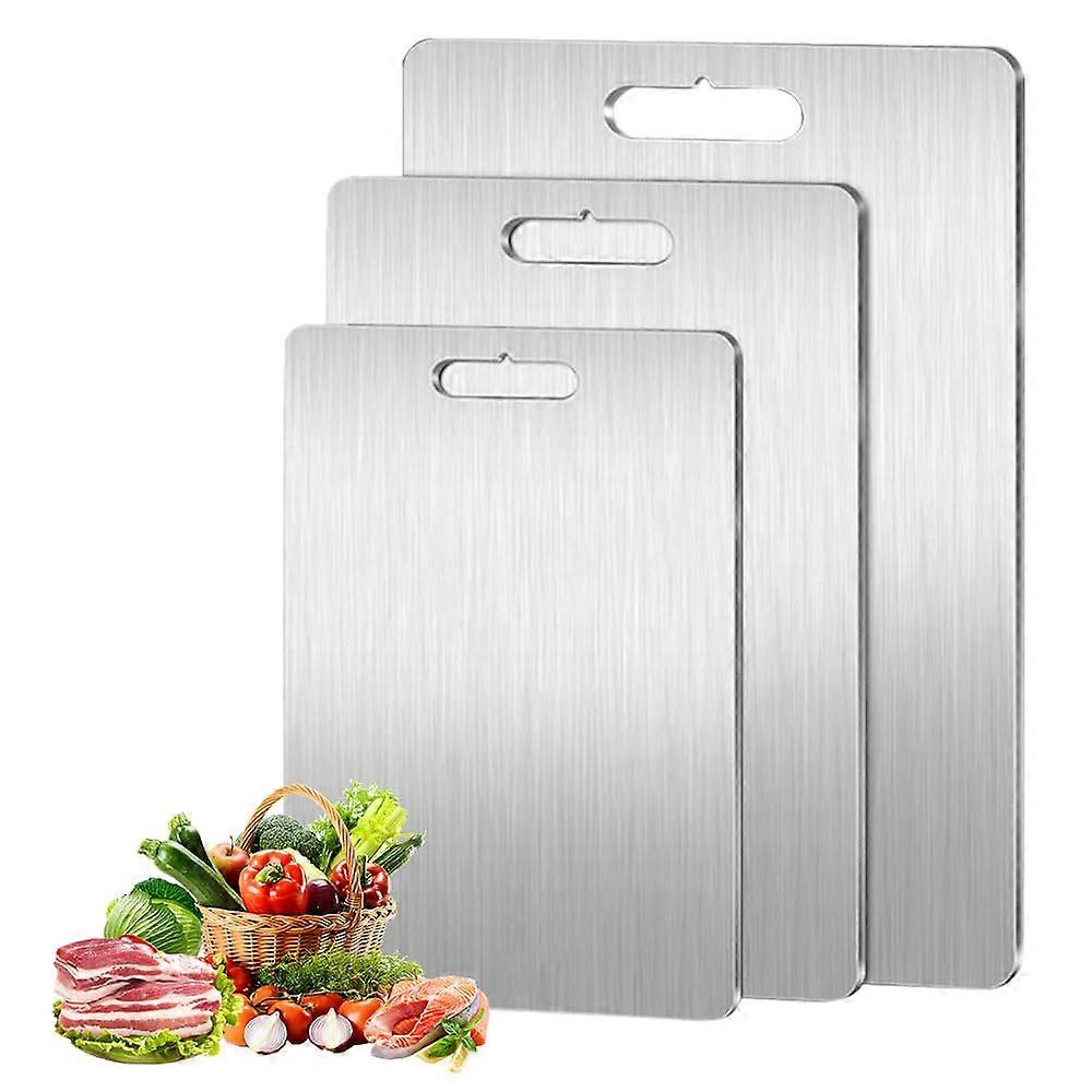 Titanium Cutting Board 12x8in Microplastic Rapid Thaw CrackResistant KnifeFriendly Kitchen