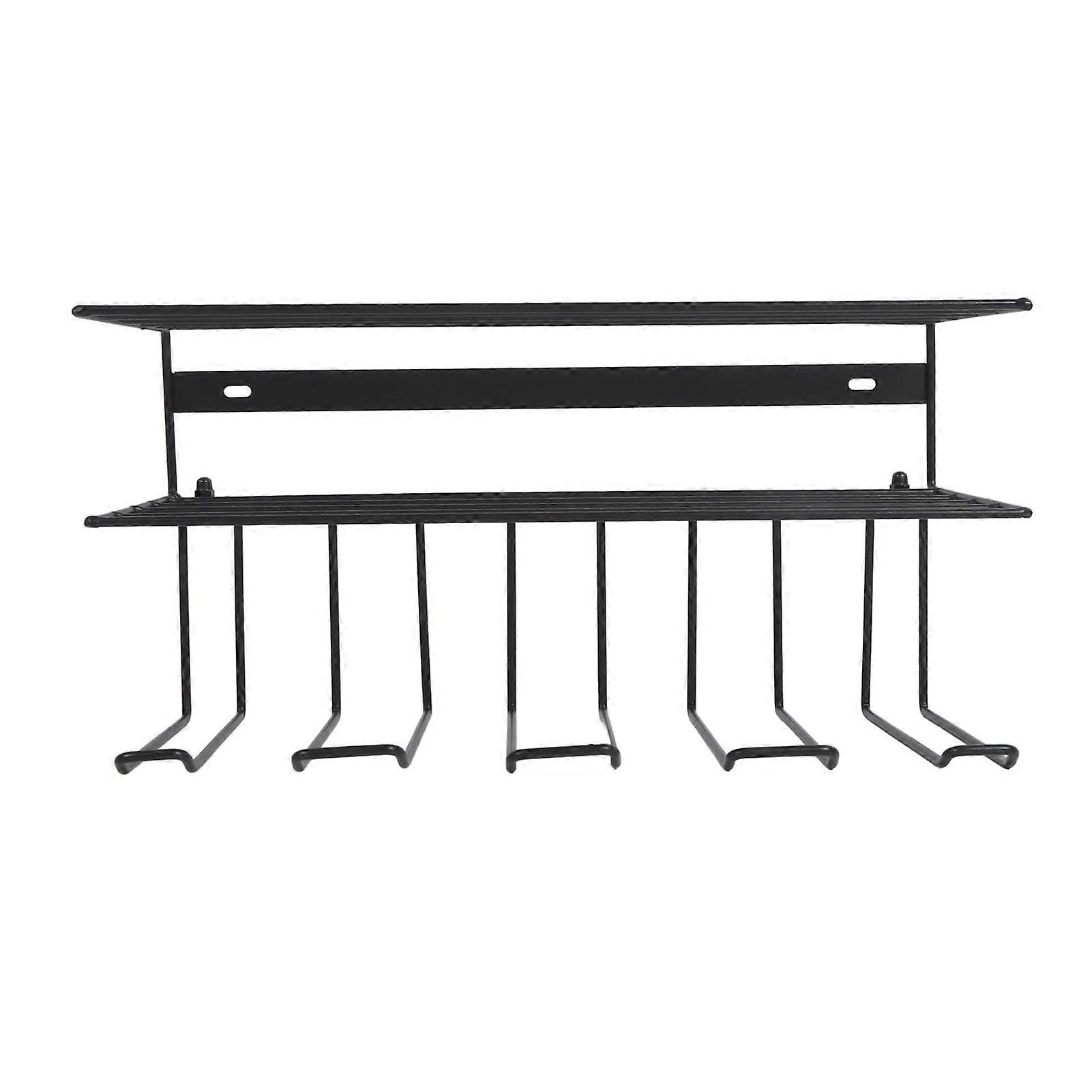 Power Tool Organizer Wall Mounted Drill Rack Heavy Duty Iron Storage for Garage Workshop Shed