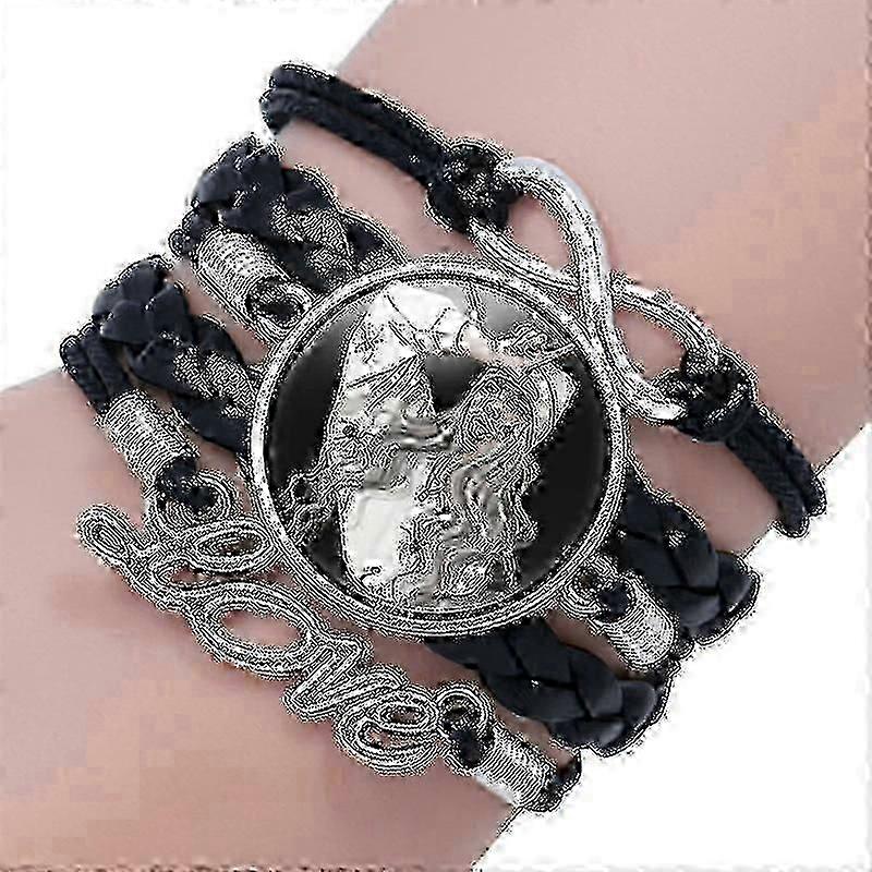 1pcs Billie Eilish Armband, Schwarz