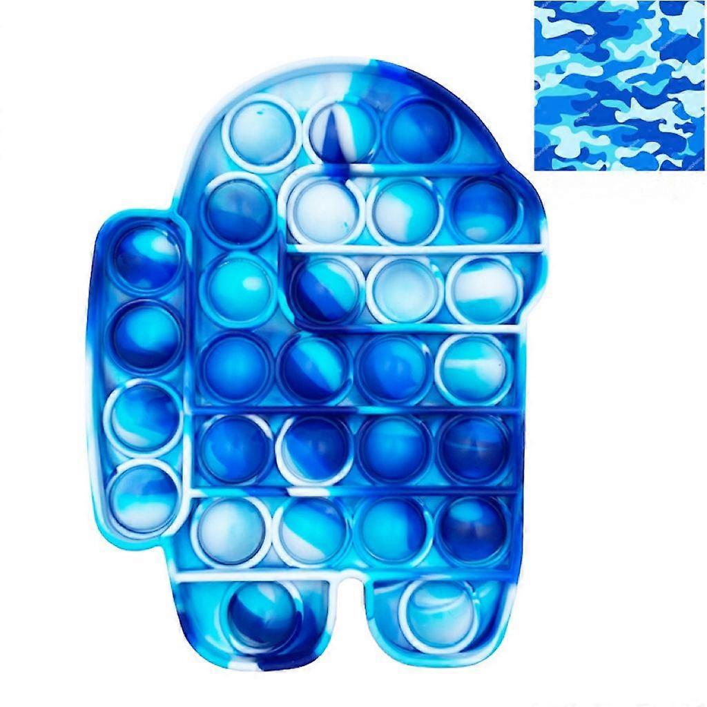 Blue Among Us Shape Anti-stress Bubble Toy