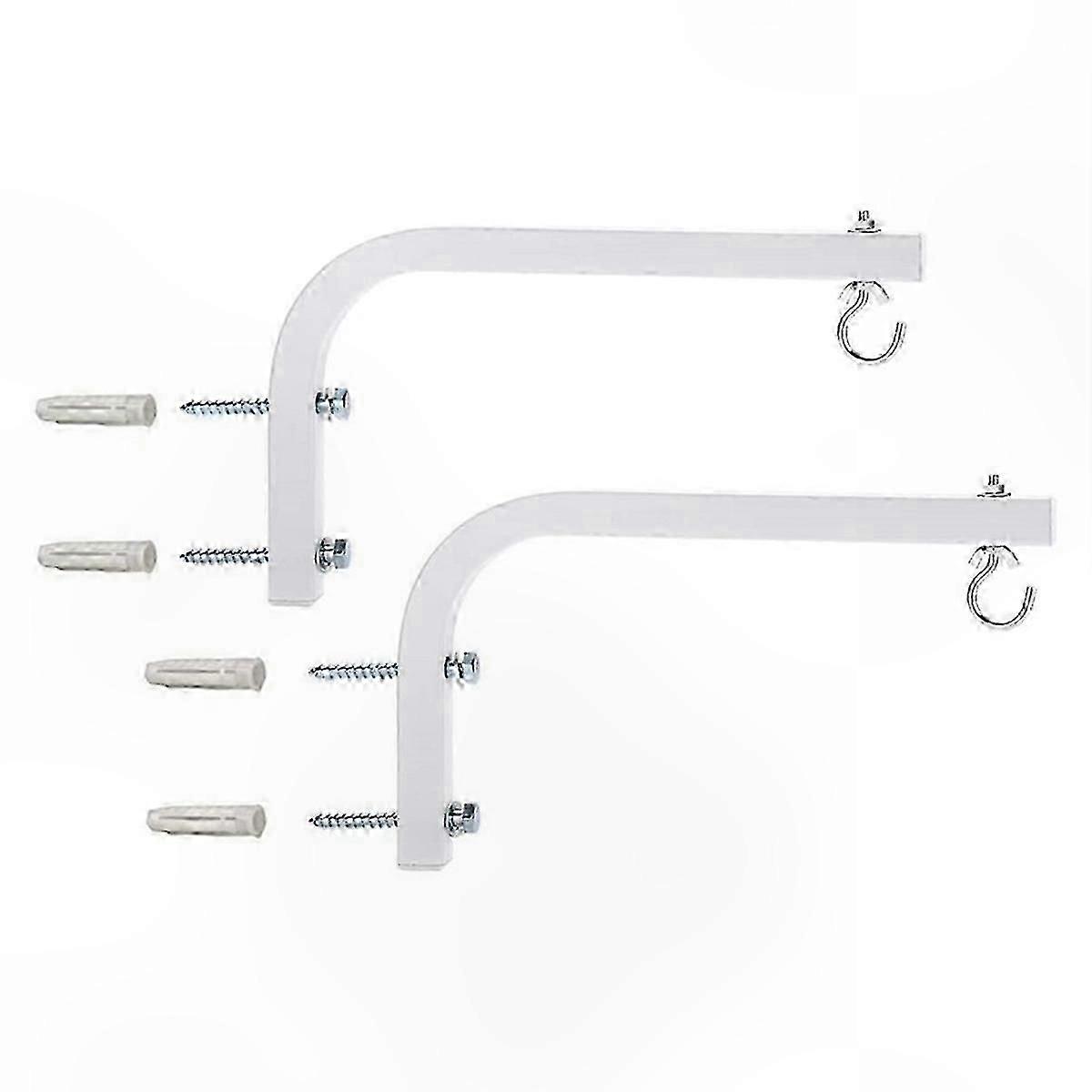 L-Bracket Wall Mount for 90 Degree Projector Screens, Adjustable Design