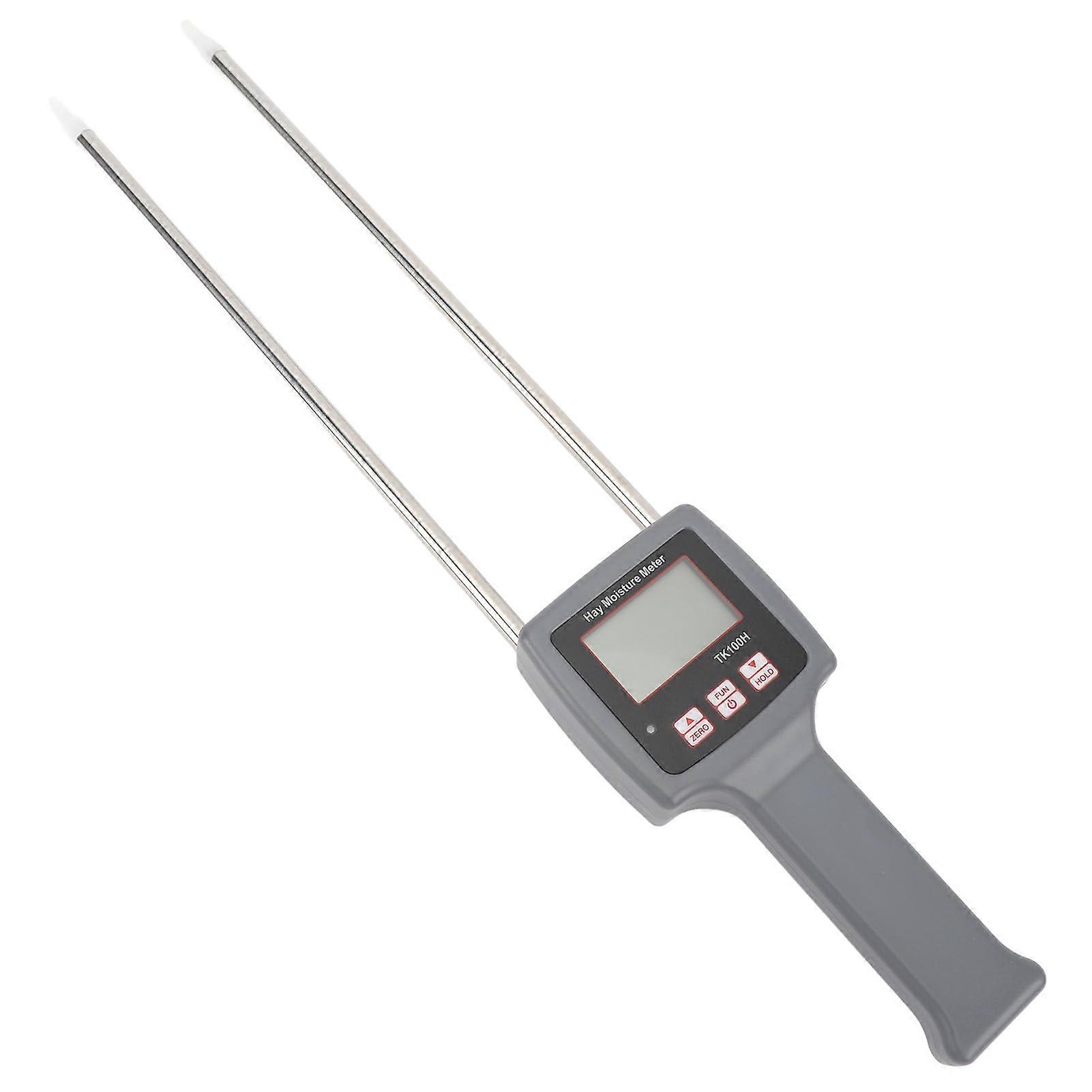 Moisture Meter for Wood, Feed and Biomass with Instant Readings and Automatic Power Saving