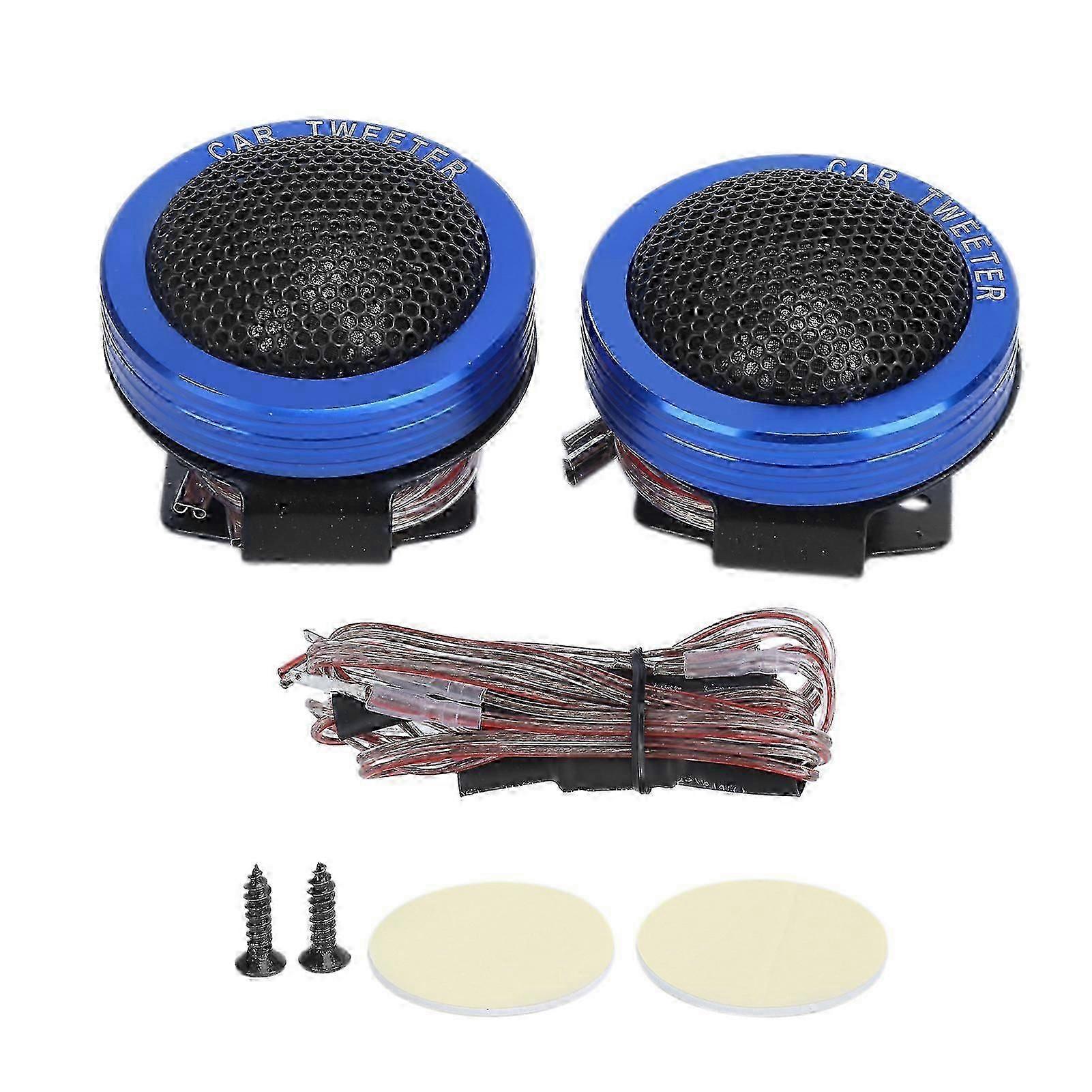 Pair Car Mini Tweeter Speaker Dome 150W 4 98dB High Resolution Sound Universal