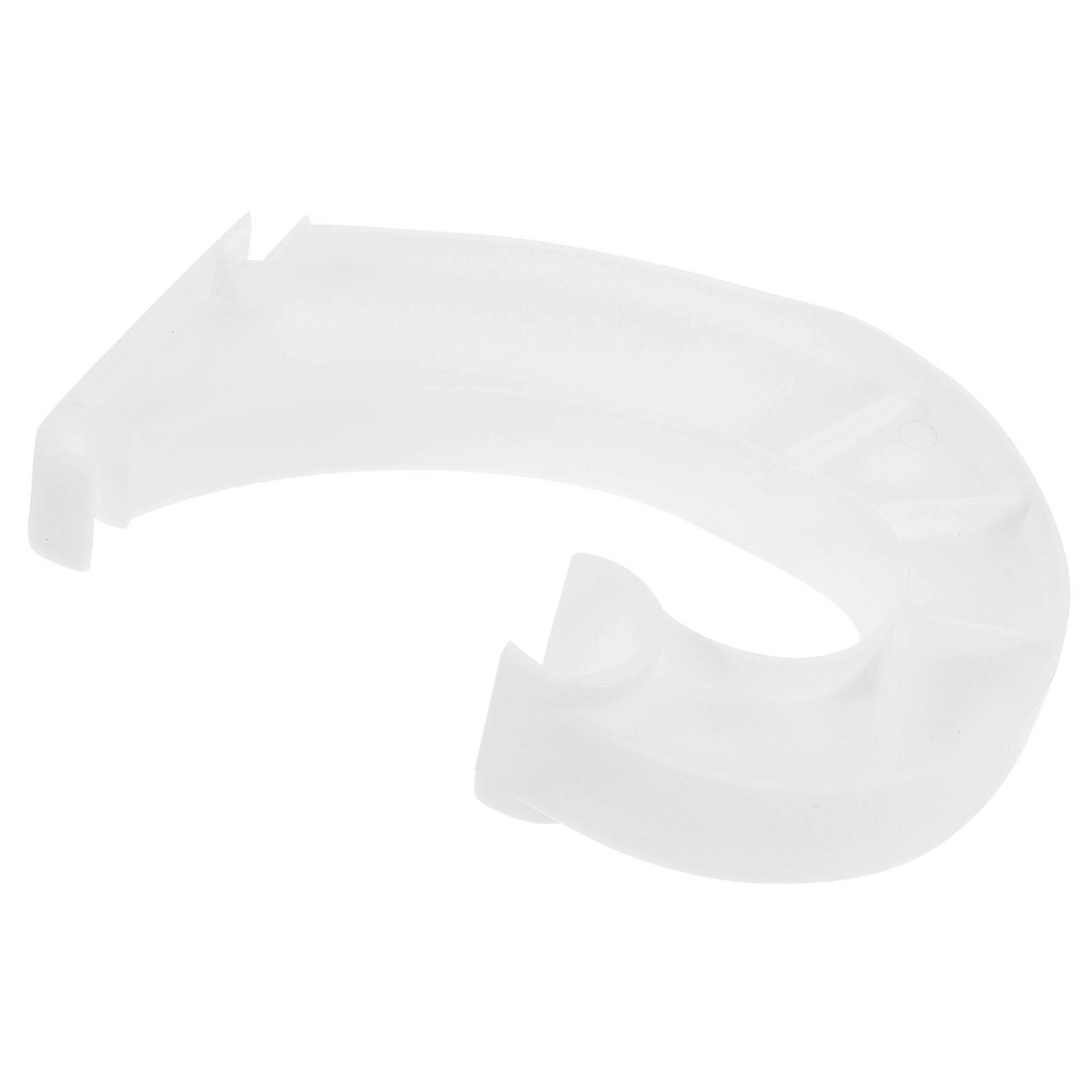 Closet Rod Support Plastic S Shaped Bracket for Hanging Use