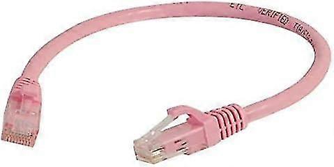 3m Cat6 Booted Unshielded (UTP) Network Patch Cable - Pink
