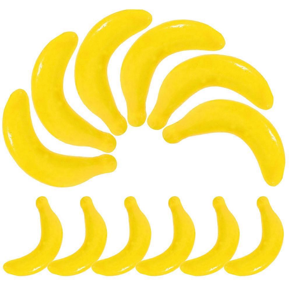 Simulation Fruit Artificial Banana for Decor 40Pcs Lifelike Foam Model