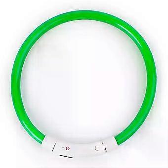 Glow Dog Collars Rechargeable LED Night Flashing Luminous USB Charging Pet Dog Puppy Neck Collar light S M L size