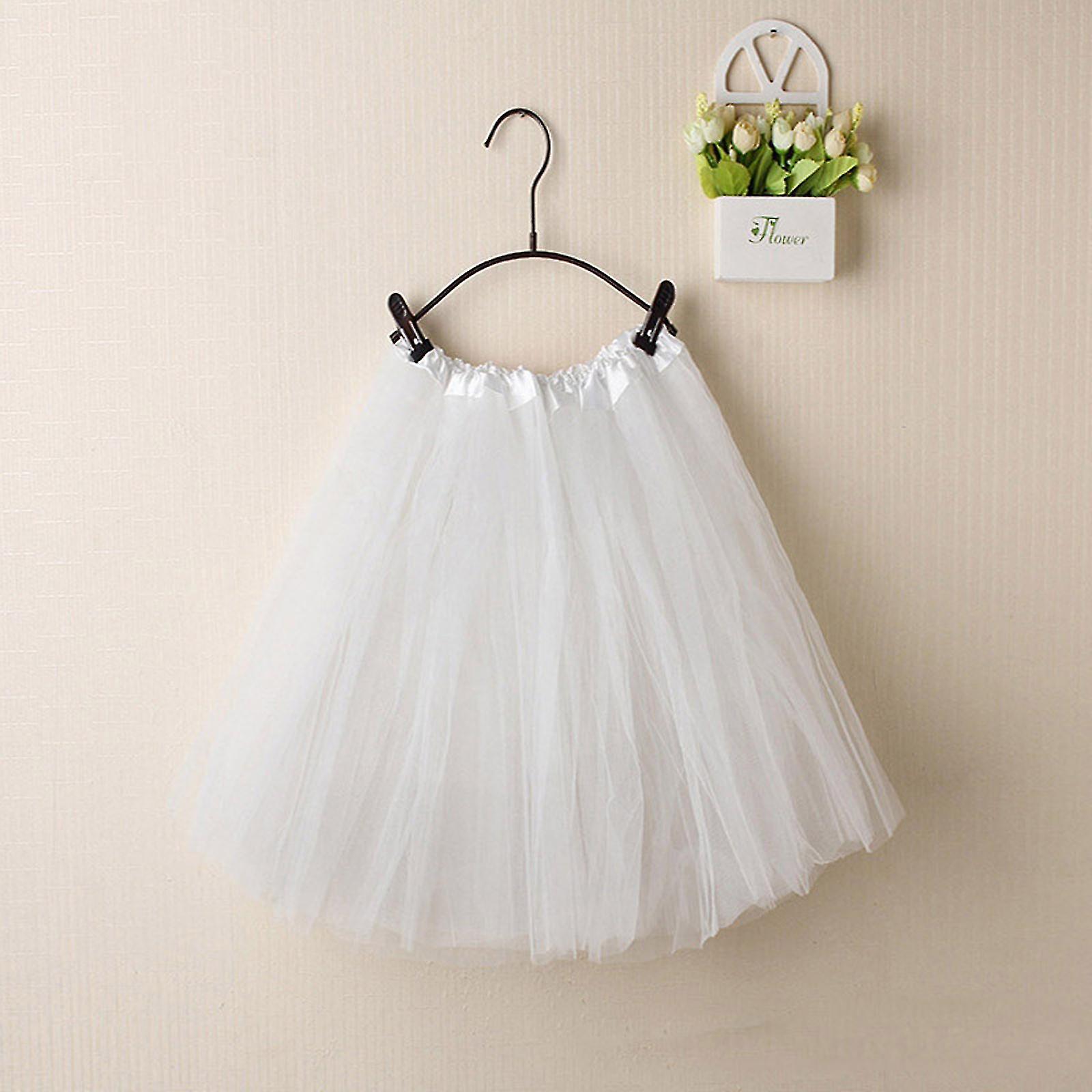 Womens High Quality Pleated Gauze Short Skirt Adult Tutu Dancing
