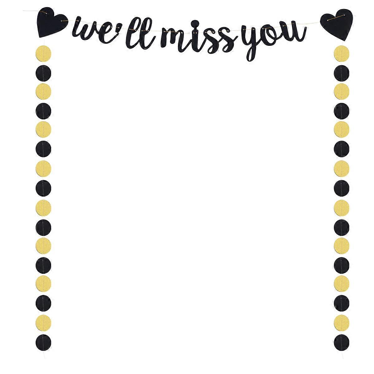 Party Banner We Will Letter Pull Flag for Decoration 3Pcs