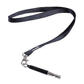 Ultrasonic Adjustable Dog Training Whistle with Lanyard, Black White Blue Red Orange, 5 Pack, 8cm Whistle Length