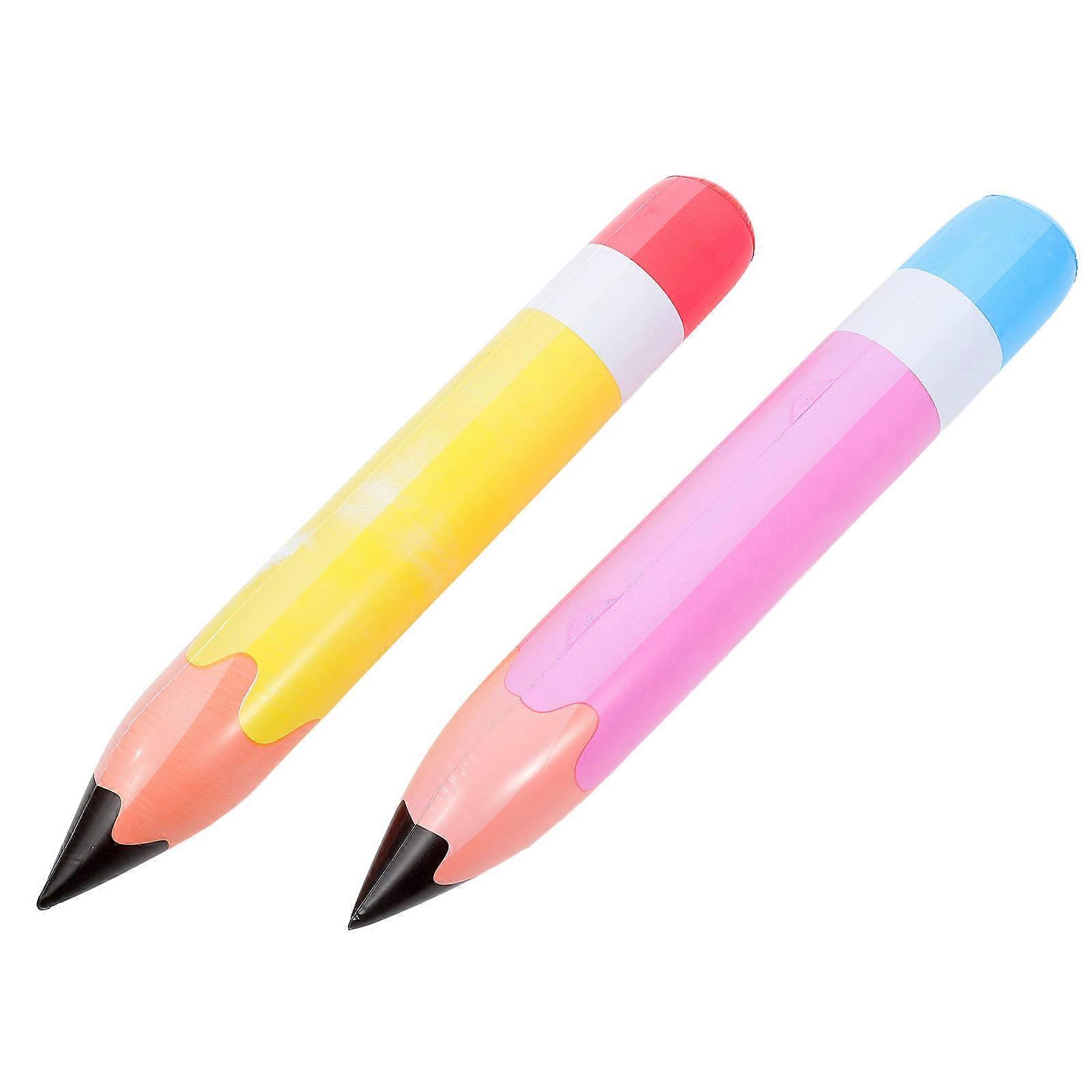 Multi Inflatable Crayon 2Pcs Giant Crayon for Party Use