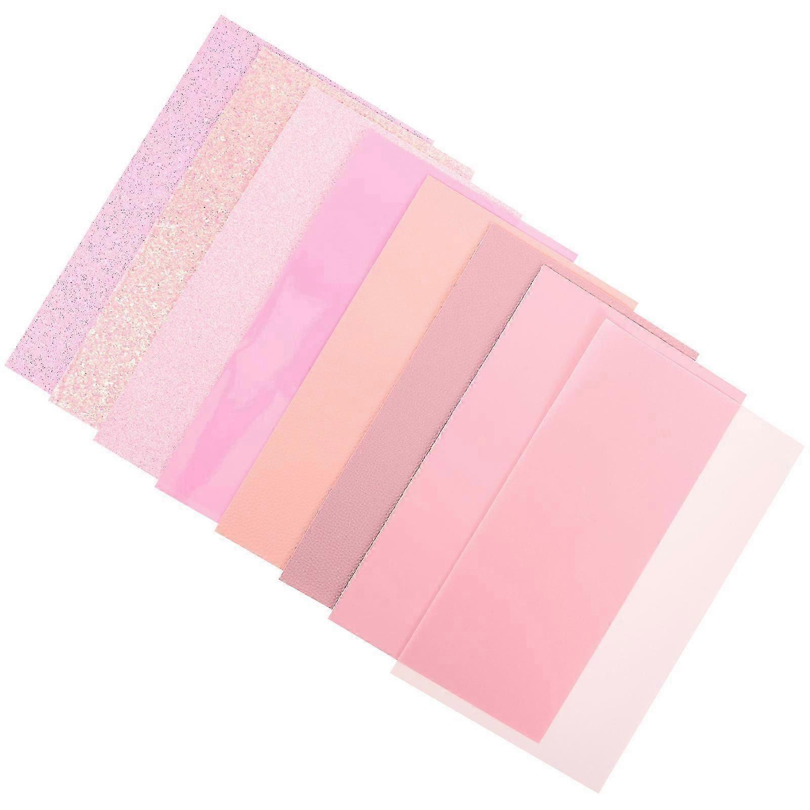 Earring Sheets for Craft Making Leathers with 8 Sheets Assorted Color