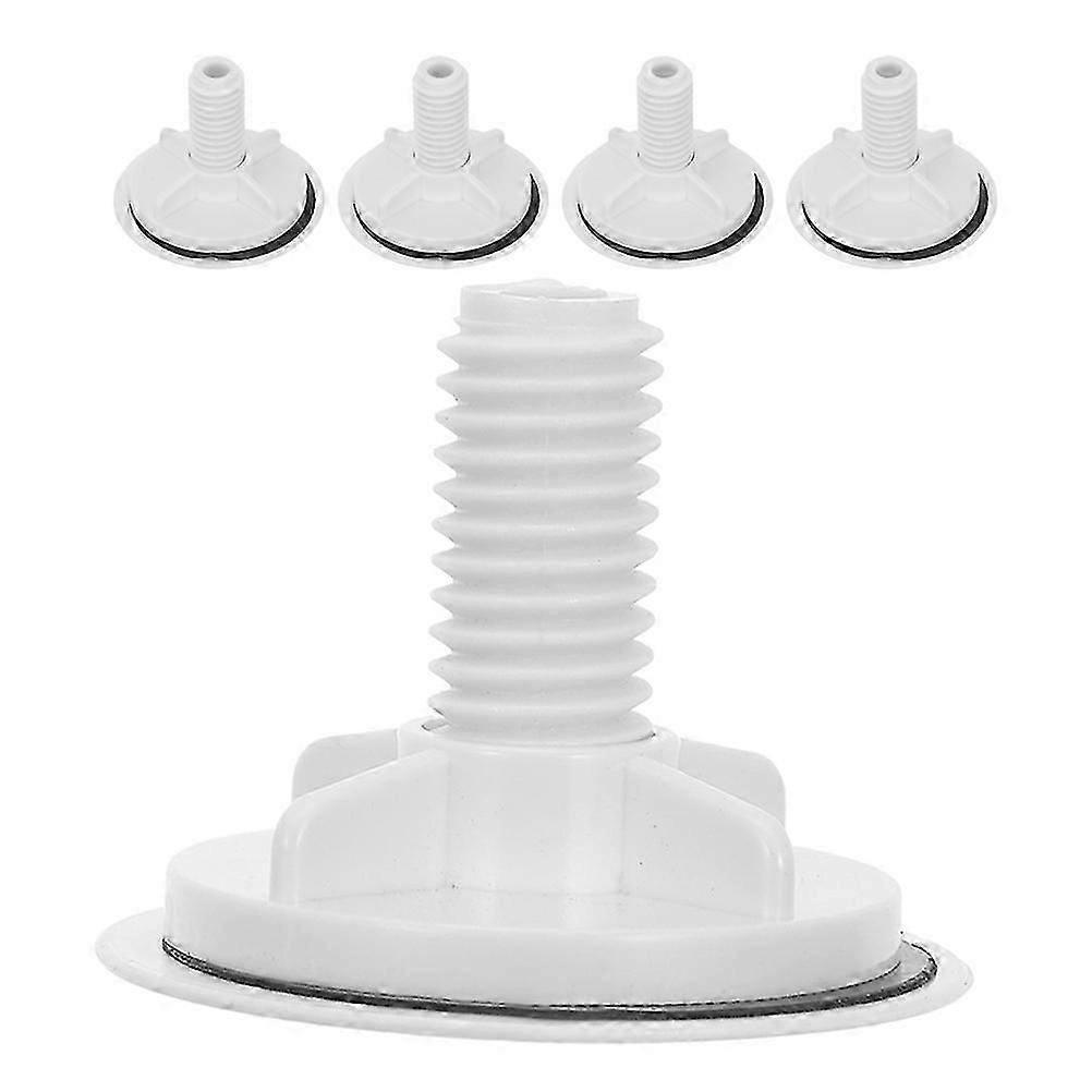 Kitchen Sink Hole Stopper Plastic Covers 5Pcs White