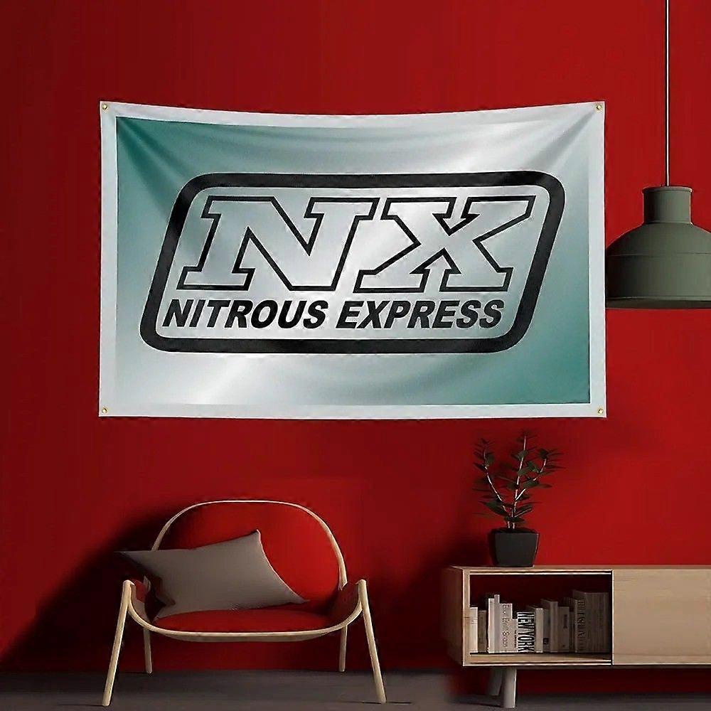 Nitrous Express NX bilracingflaggbanner VQ0460