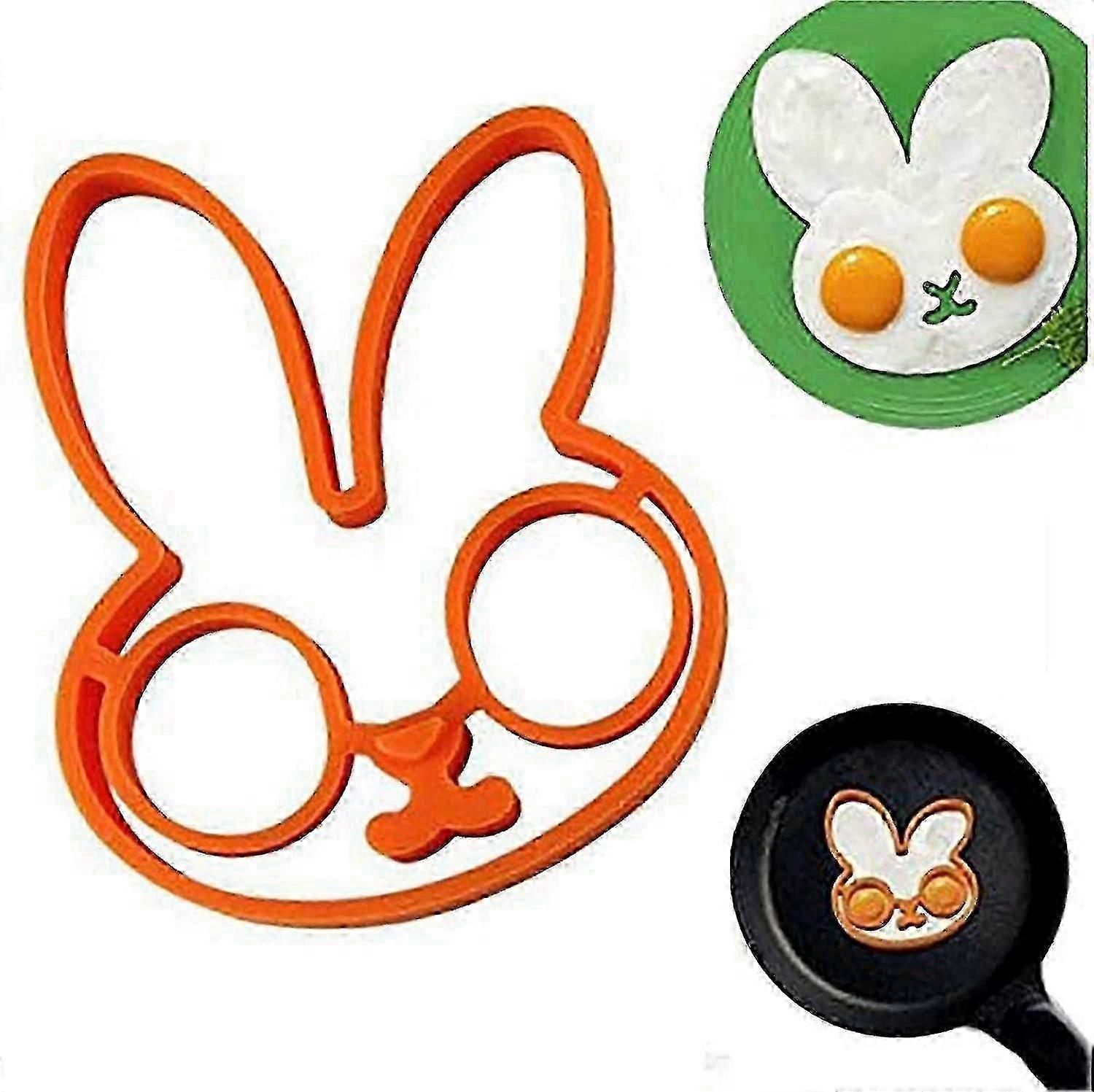 Silicone Fried Egg Mold, Creative Omelette Egg Pancake Ring