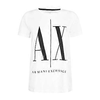 Armani Exchange Womens/Ladies Logo Cotton Regular T-Shirt