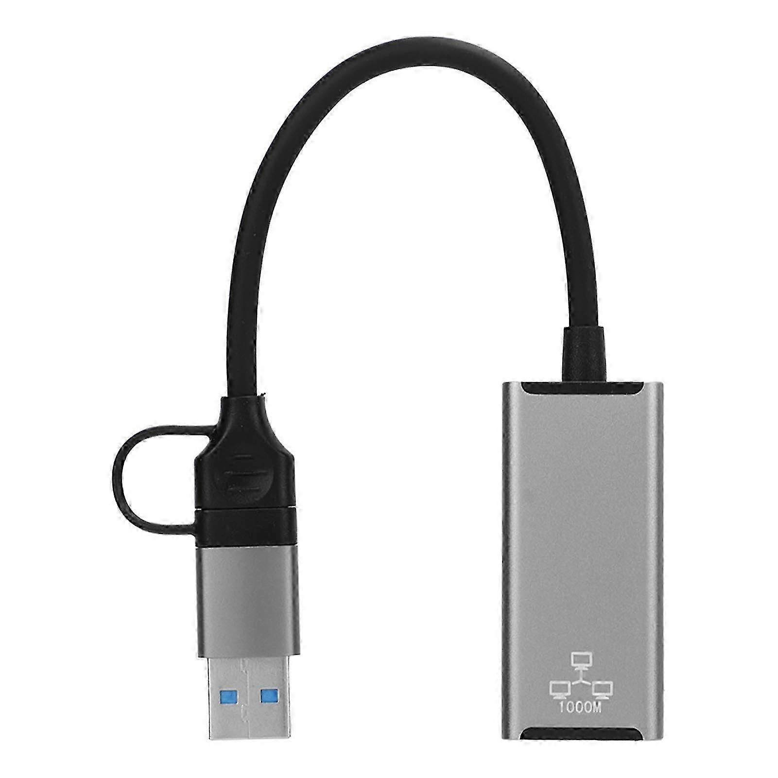 Gigabit Ethernet Adapter Professional Stable USB Network Internet Adapter compatible withWindows