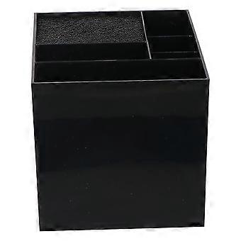 Hair Salon Countertop Scissors Comb Organizer Storage Box with Dividers