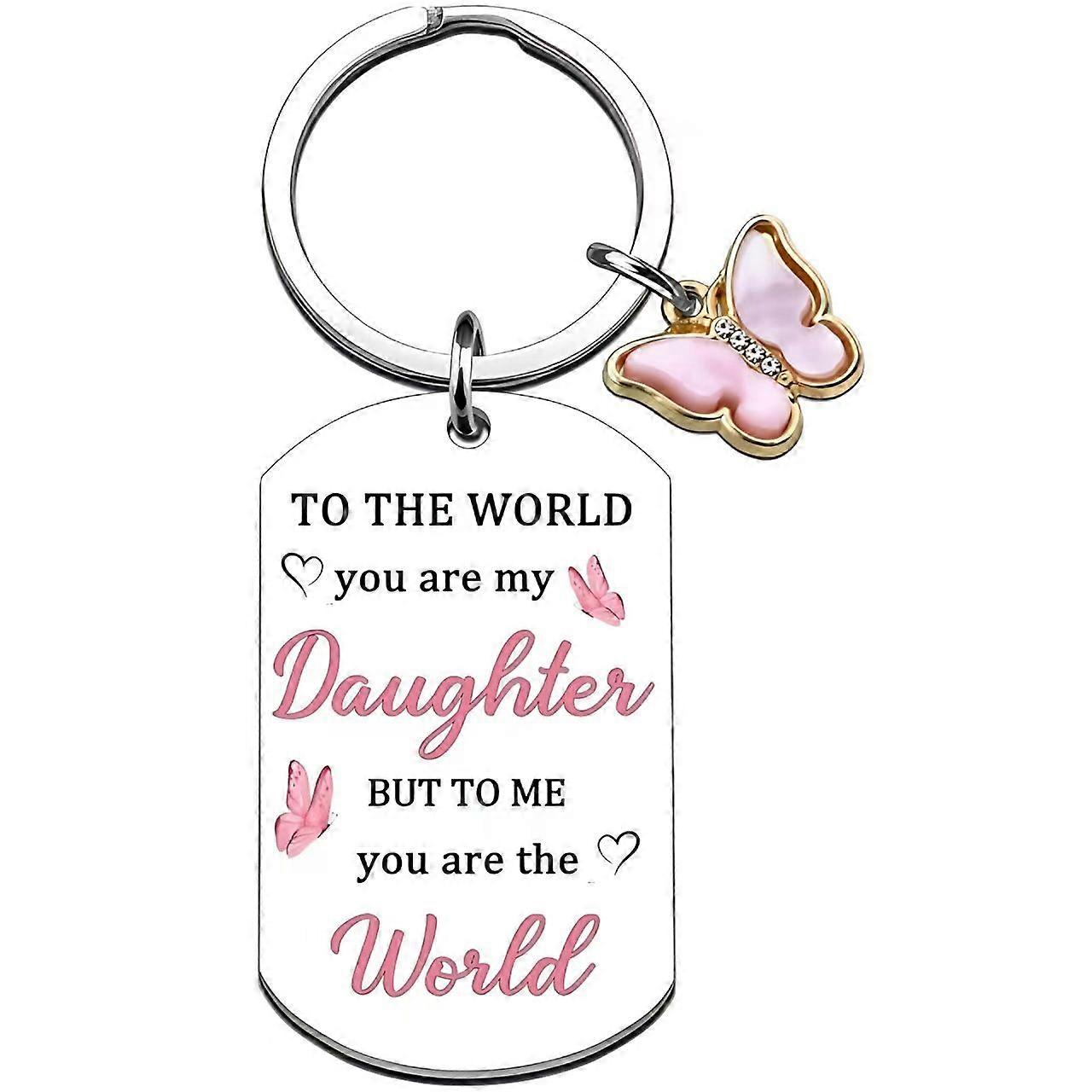 stainless steel lettering keychain