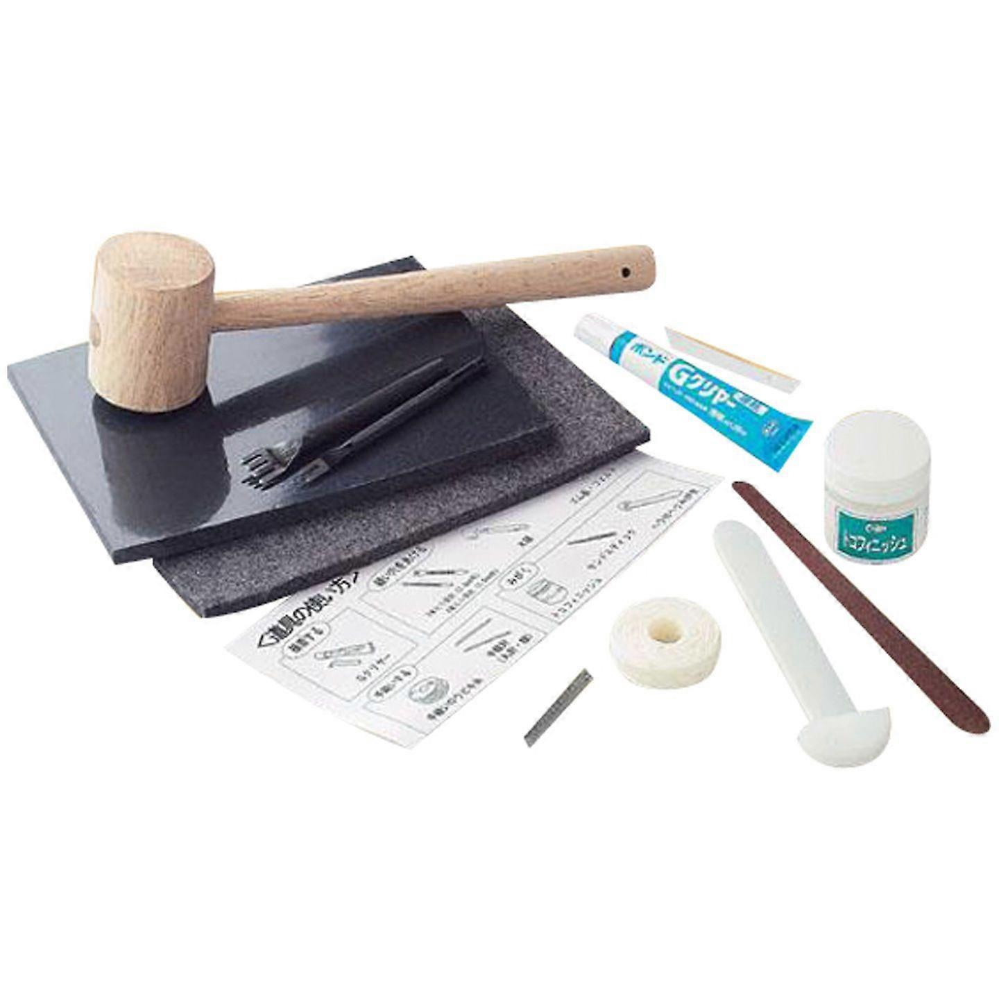Craft Sha Leathercraft Hand Sewing Kit Leatherwork Simple Leather Style Tool Set