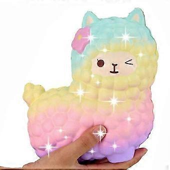 Jumbo Schafe Alpaka Squishy süße Galaxy langsam steigende Squeeze Stress Relief