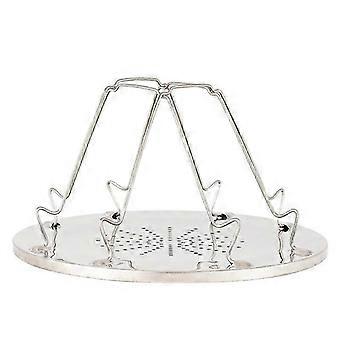 Porte-pain extérieur en acier inoxydable pliable en 4 pièces