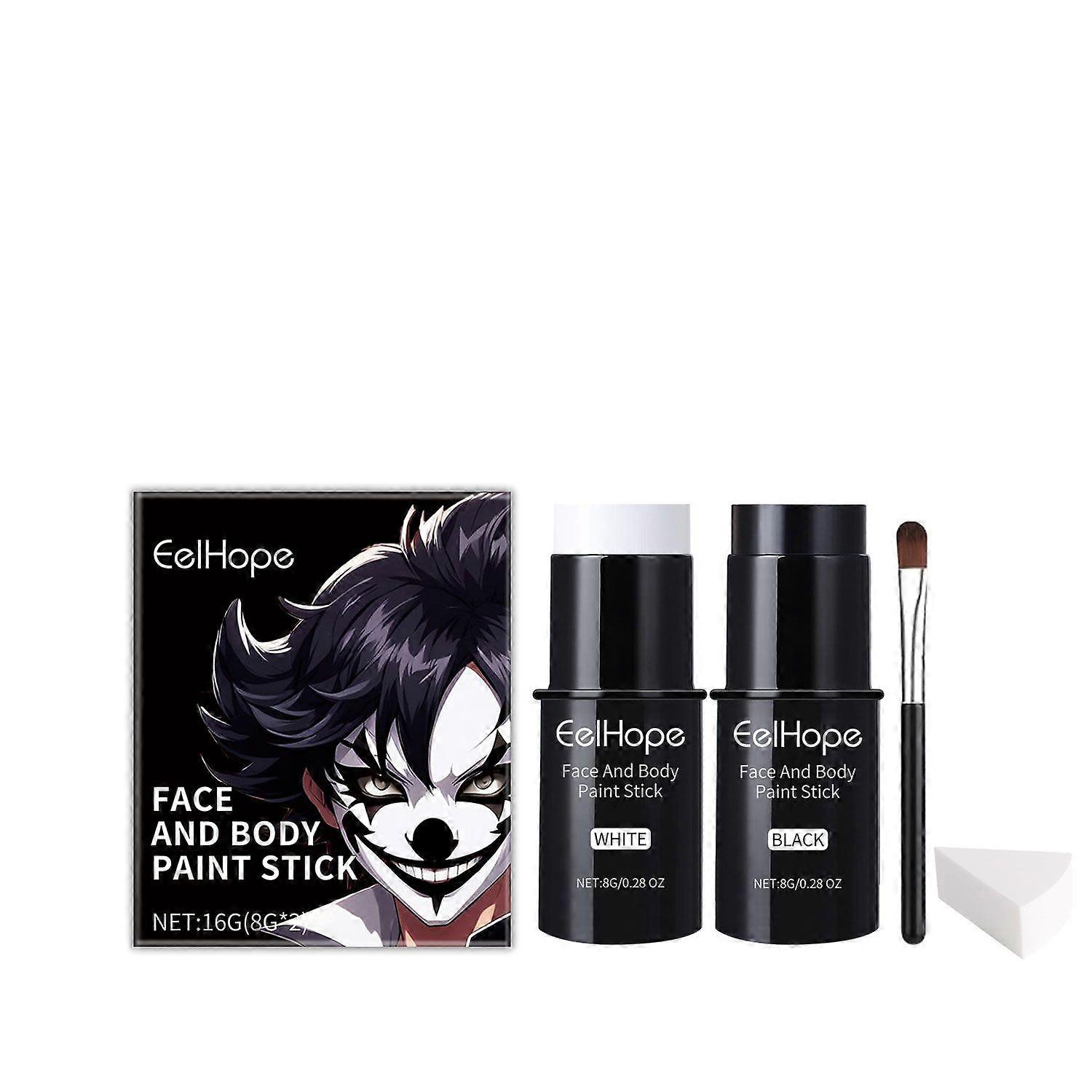 Face Paint Stick Set  Full Coverage Clown Makeup Kit