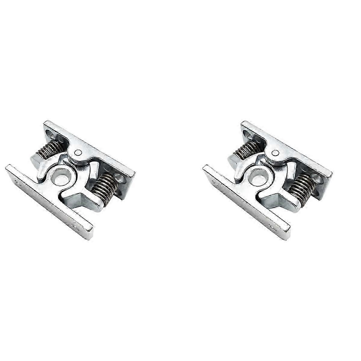 1Pcs Spring Loaded Door Easy Lock Stop Catch Release Clamp Double Roller Catch
