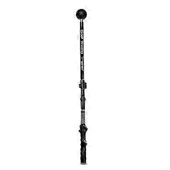 Golf Training Aid Multi Adjustable Golf Swing Training Stick Black