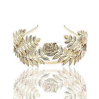 Silver Leaf Bridal Tiara, Iron 13x6cm 52g for Wedding Party Prom Photo Shooting Halloween Thanksgiving Birthday