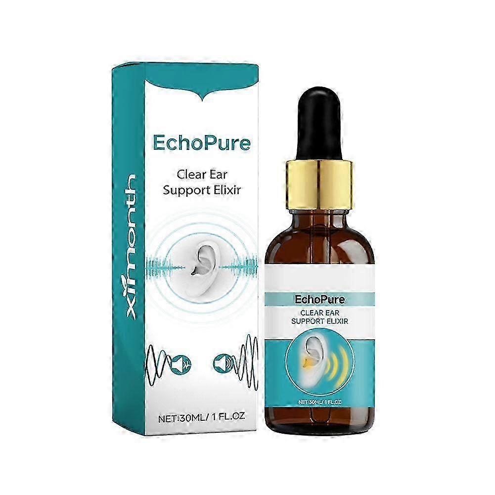 Ear Drops Clear Ear Elixir Tinnitus Inner Ear Obstruction Relief Solution 30Ml