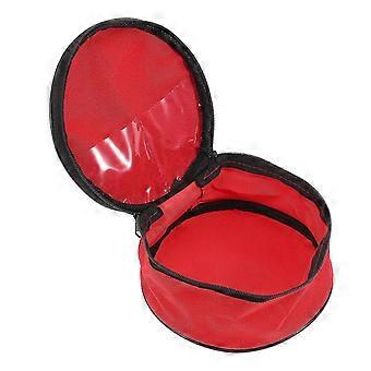 Tableware Storage Bag Round Plate Bag Picnic Style Oxford Cloth Heat Insulation 1Pack