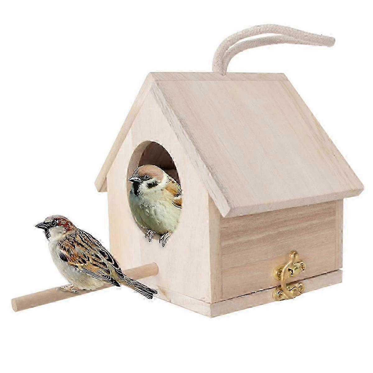 Nesting Box compatible with Tits, Nesting Box Kit Robin, Bird House