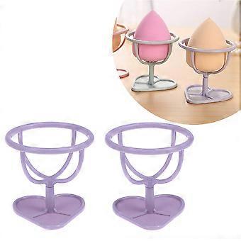 Powder Puff Stand Rack for Storage Use 6Pcs Makeup Sponge Holder