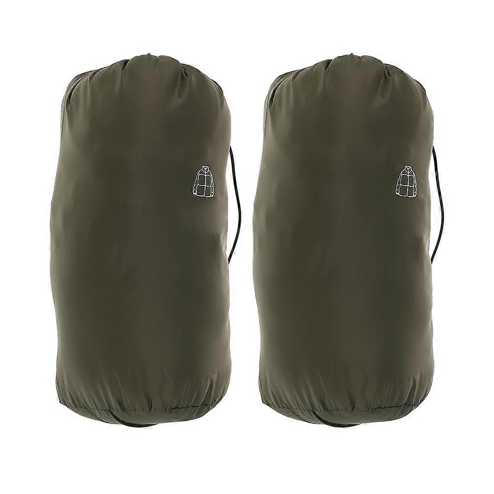 Outdoor Camping Sleeping Bag Compression Sack for Storage 2Pcs