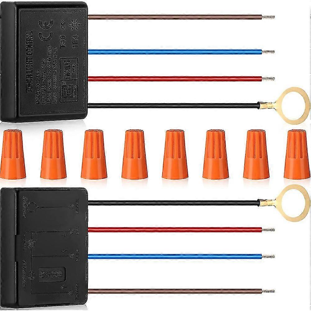 Touch Lamp Switch 2 Pack,Touch Lamp Control Module for Dimmable LED,Bulbs,Lamp Switch Replacement K