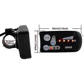 Electric Bicycle 36v48v S800 Led Lcd Meter Control Panel Display