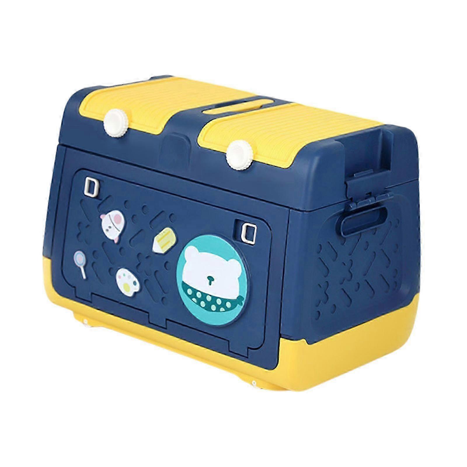 PP Stackable Toy Box With Wheels
