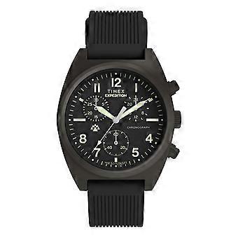 Timex Expedition Capstone Chronograph 41mm Silicone Strap Watch TW2Y61000