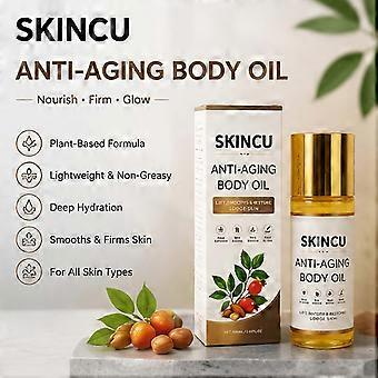 Skincu 100ml Body Oil Anti Aging Skin Tightening Pure Plant Based Natural Firming Moisturizing Botanical Treatment_zmg