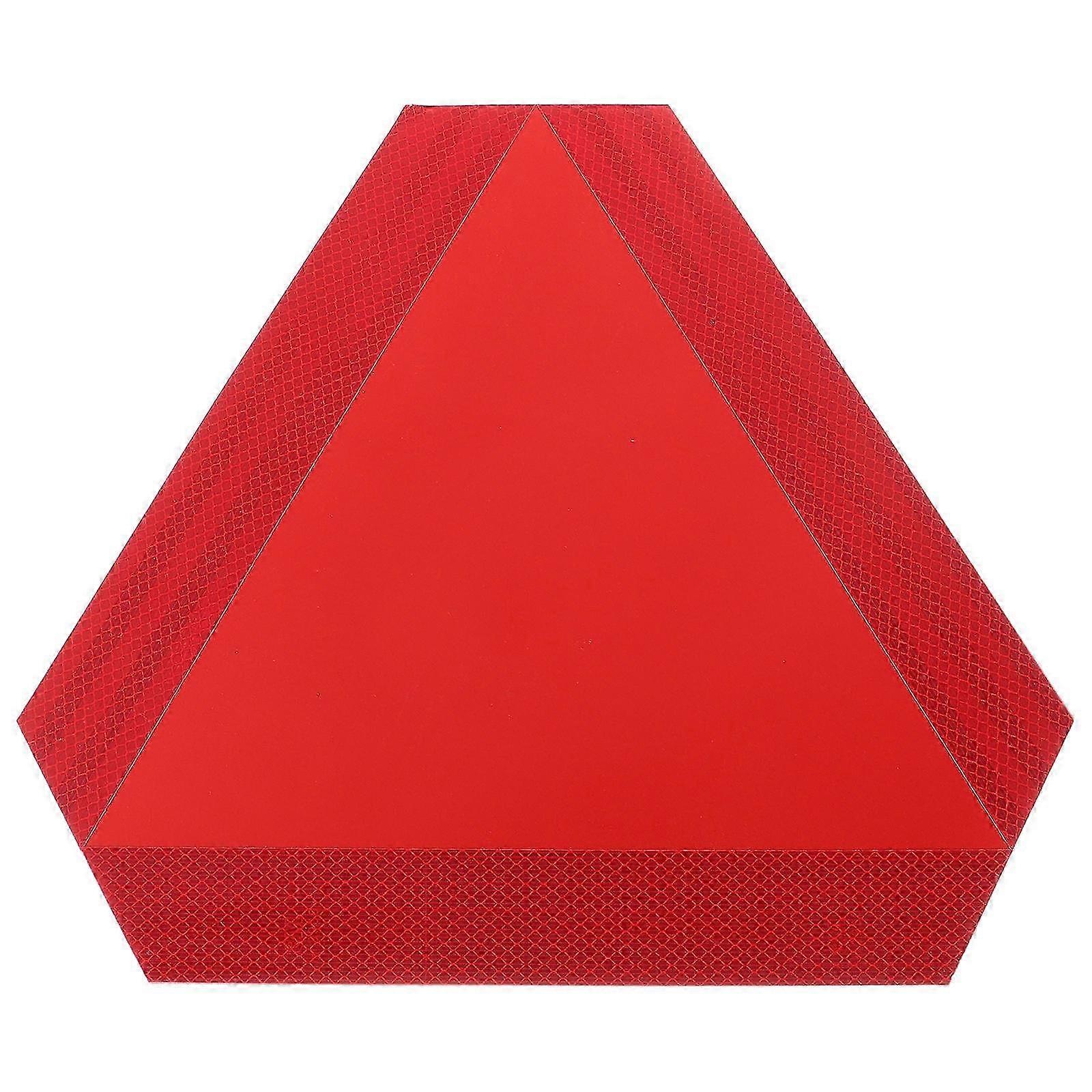 Rigid Red Reflective SMV Triangle Board