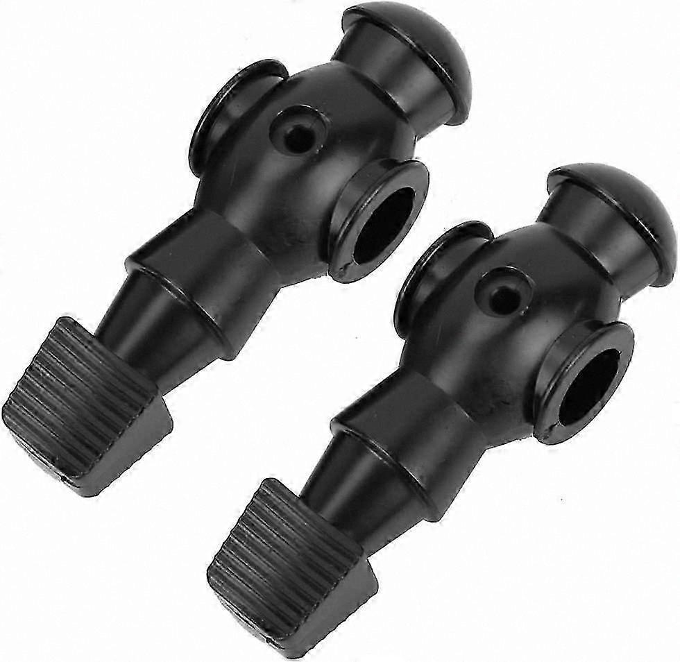 Replacement Foosball Figures 2-Pack for Table Game Fun (Black)