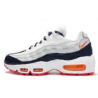 Nike Air Max 95 Midnight Navy Pure Platinum Laser Orange Women's 307960-405