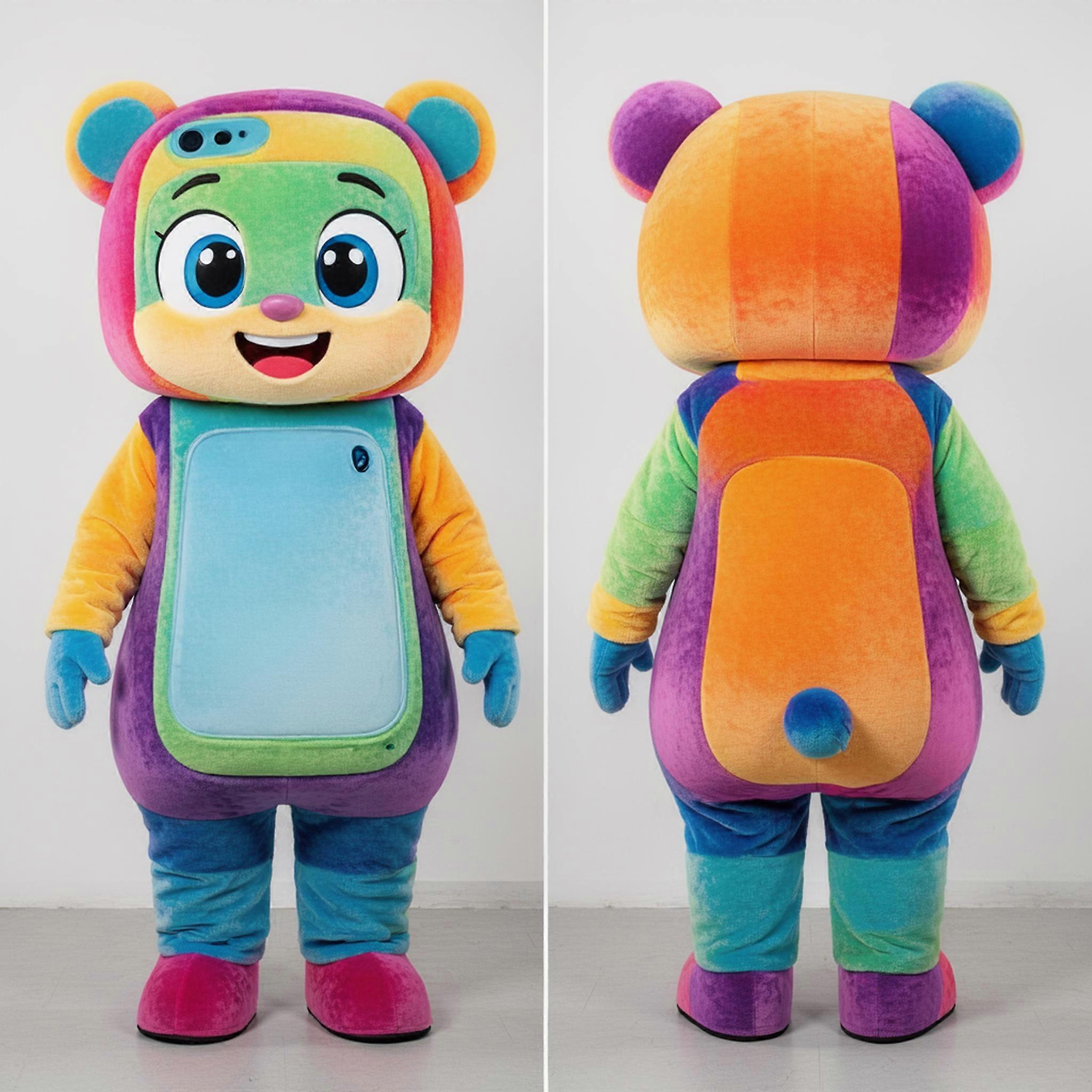 MASTICOT Blue Sleek Mascot