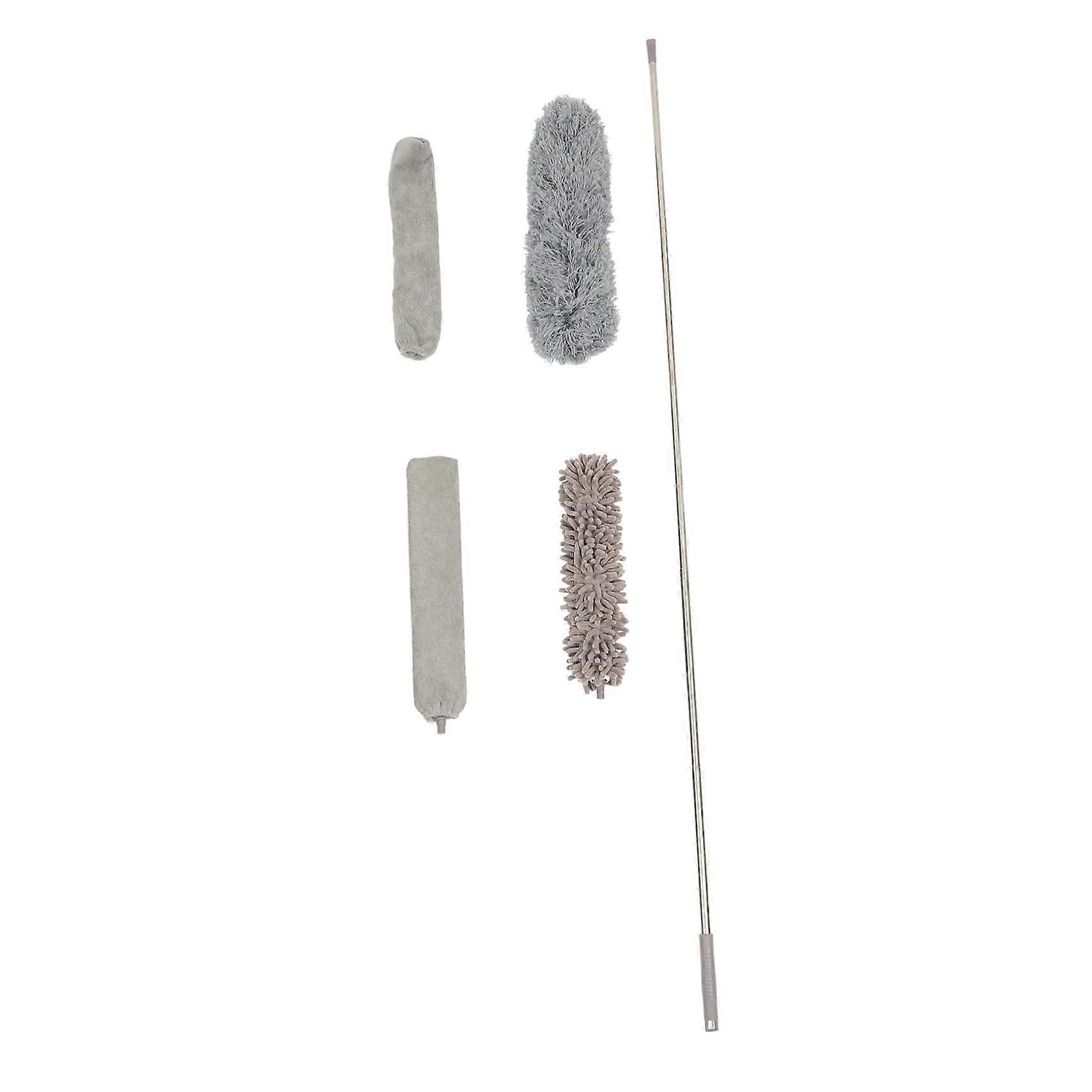 Ceiling Duster with Extendable Pole, Microfiber Brush for Blinds and Ceiling Trim, Scratch Cleaning
