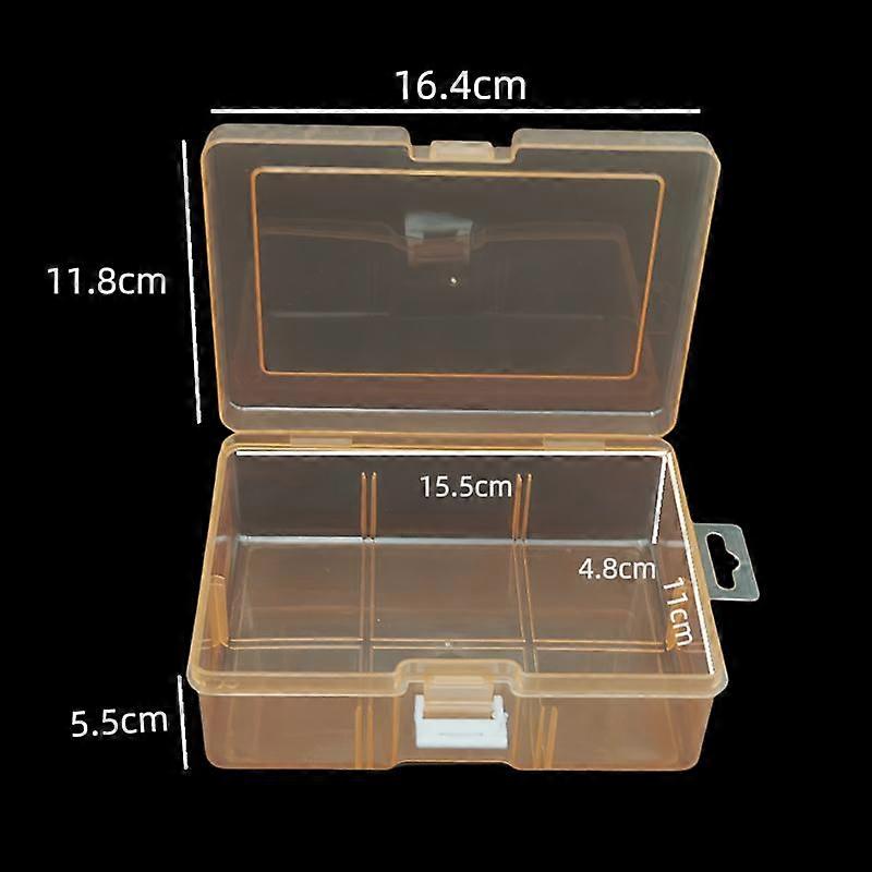 Mini Plastic Box Rectangular Box Transparent Box Packing Box Storage Box Dustproof Solid Strong Jewelry Storage Case Container