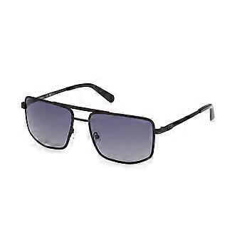 Guess GU00208 Polarized 02D Full Rim  Men Pilot Sunglasses UV3 Polarized Original
