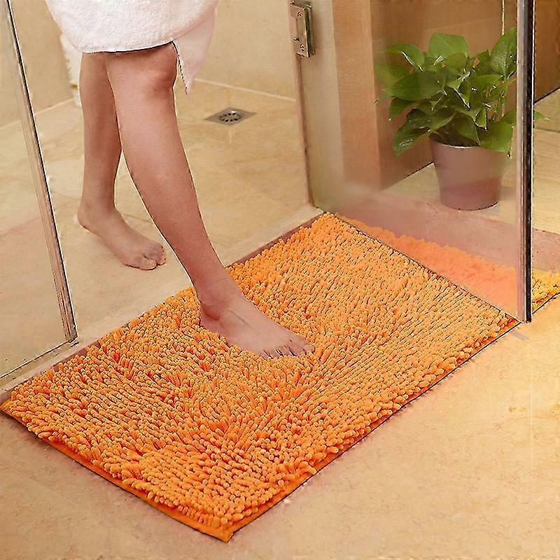 Absorbent Chenille Non-Slip Microfiber Mat