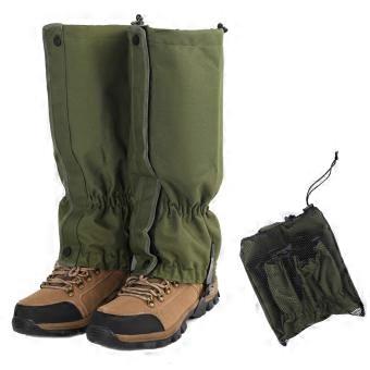 Waterproof Hiking Gaiters for Men and Women, Breathable Adjustable Lightweight Snow Boot Leg Gaiters (Green)